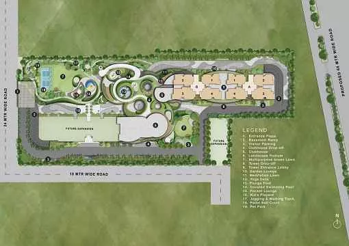 L&T Realty Sector 86 Gurgaon master plan layout
